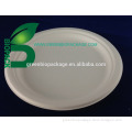 Round food tray, compostable disposable cheap fast food trays